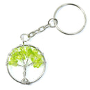 Peridot Tree Of Life Keyring