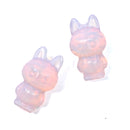 Labubu Pink Opalite Crystal Carving – Dreamy Charm & Gentle Energy