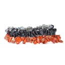 Protection & Grounding Crystal Chip Bracelet Trio Set