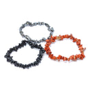 Protection & Grounding Crystal Chip Bracelet Trio Set