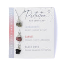 Interchangeable Healing Crystal Necklace - Protect