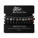 Protection - Affirmation Crystal Bracelet Trio