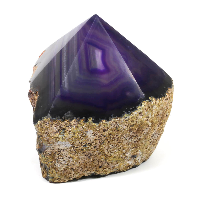 Purple Agate Polished Point