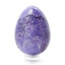 Purple Howlite Crystal Egg for Inner Peace, Intuition & Spiritual Harmony