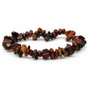 Red Tigers Eye Stone Chip Bracelet