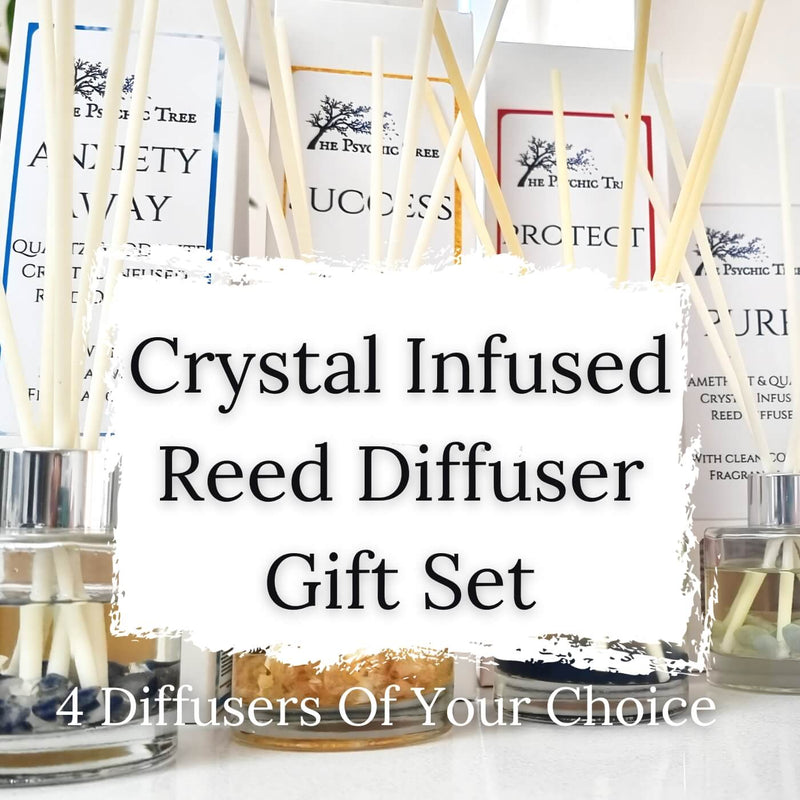 Crystal Infused Reed Diffuser Gift Set