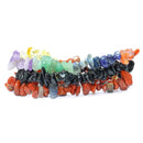 Root Chakra Crystal Chip Bracelet Trio Set