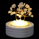 Love & Inner Peace Crystal Tree Light - Rose Quartz