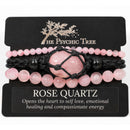 Create Positive Connections – Rose Quartz Power Crystal Bracelets