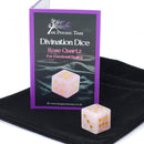 Rose Quartz Divination Dice for Emotional Healing