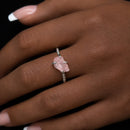 The Stone of Love - Adjustable Rose Quartz Ring