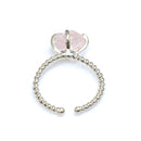 The Stone of Love - Adjustable Rose Quartz Ring