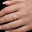 The Stone of Love - Adjustable Rose Quartz Ring