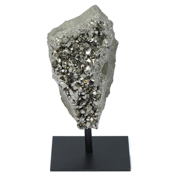 Silver Amethyst Cluster on Stand