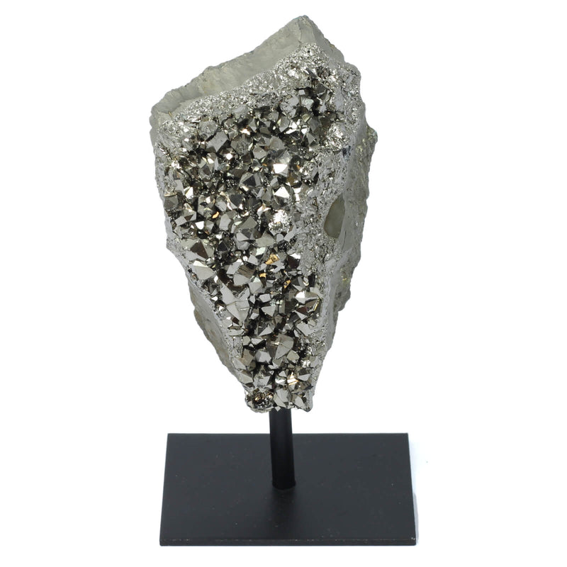 Silver Amethyst Cluster on Stand