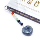 Inner Truth Heart Pendant & Feather Bookmark – Sodalite and Chakra Energy