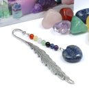 Inner Truth Heart Pendant & Feather Bookmark – Sodalite and Chakra Energy