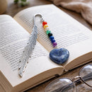 Inner Truth Heart Pendant & Feather Bookmark – Sodalite and Chakra Energy