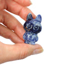 Labubu Sodalite Crystal Carving – Insightful Energy & Playful Wisdom