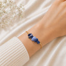Sodalite Stone Chip Adjustable Bracelet