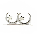 Moon & Star Stud Earrings