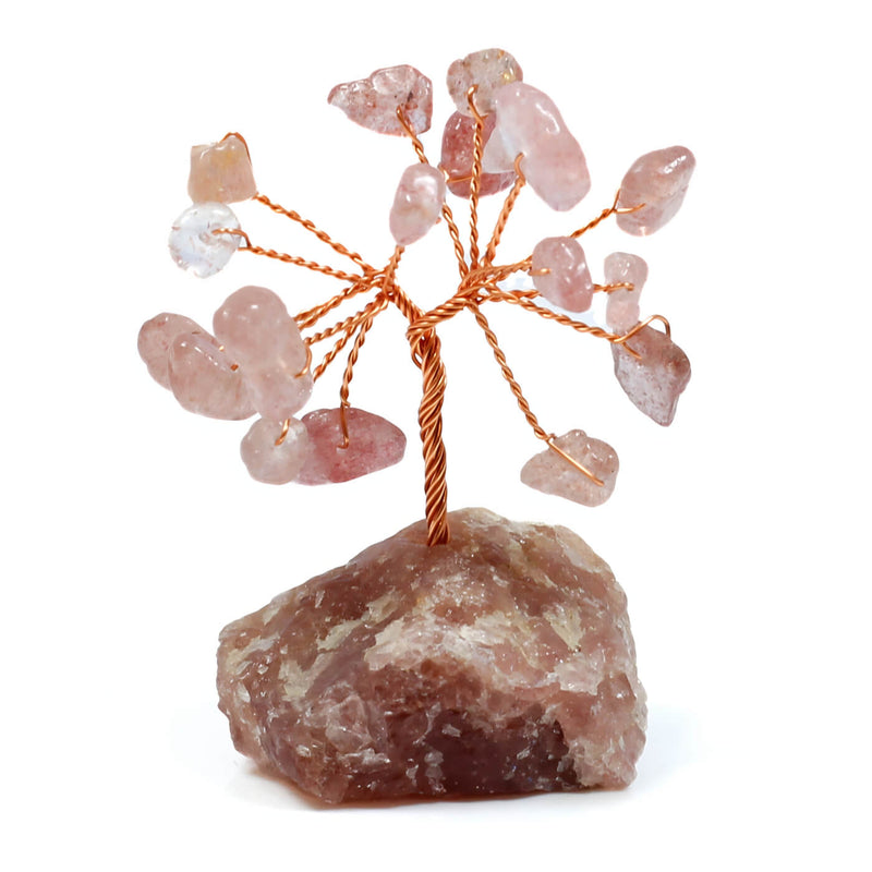 Strawberry Quartz Crystal Tree