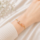 Sunstone Chip Adjustable Bracelet
