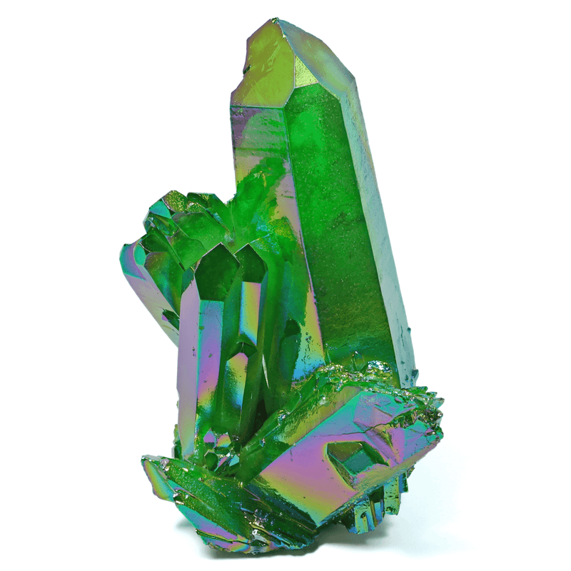 Green Aura Quartz Cluster (454g)