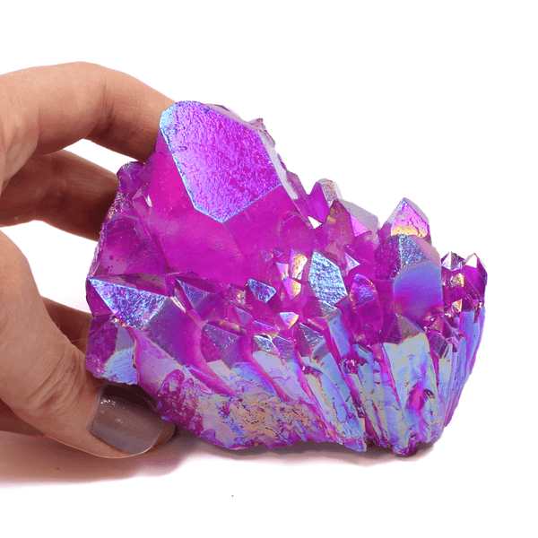Purple Aura Quartz Cluster (452g)