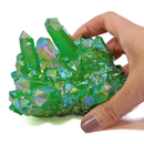 Green Aura Quartz Cluster (452g)