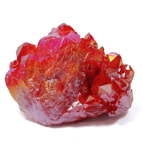 Red Aura Quartz Cluster (475g)