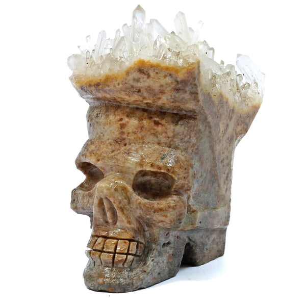 Skull Quartz Cluster  (154g)