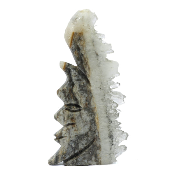 Clear Quartz Man In The Moon Cluster (143g)