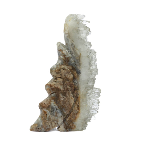 Clear Quartz Man In The Moon Cluster (99g)