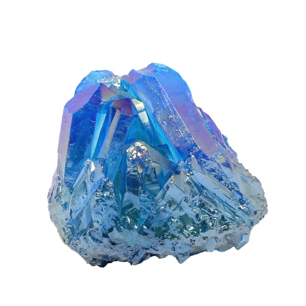 Blue Aura Quartz Cluster (490g)