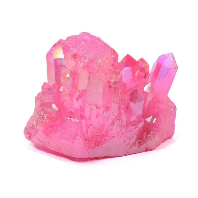 Pink Aura Quartz Cluster (563g)
