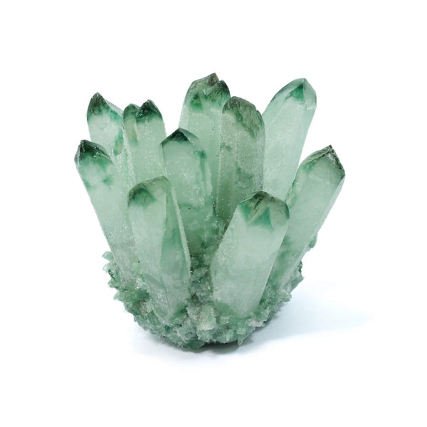 Green Phantom Quartz Cluster (422g)