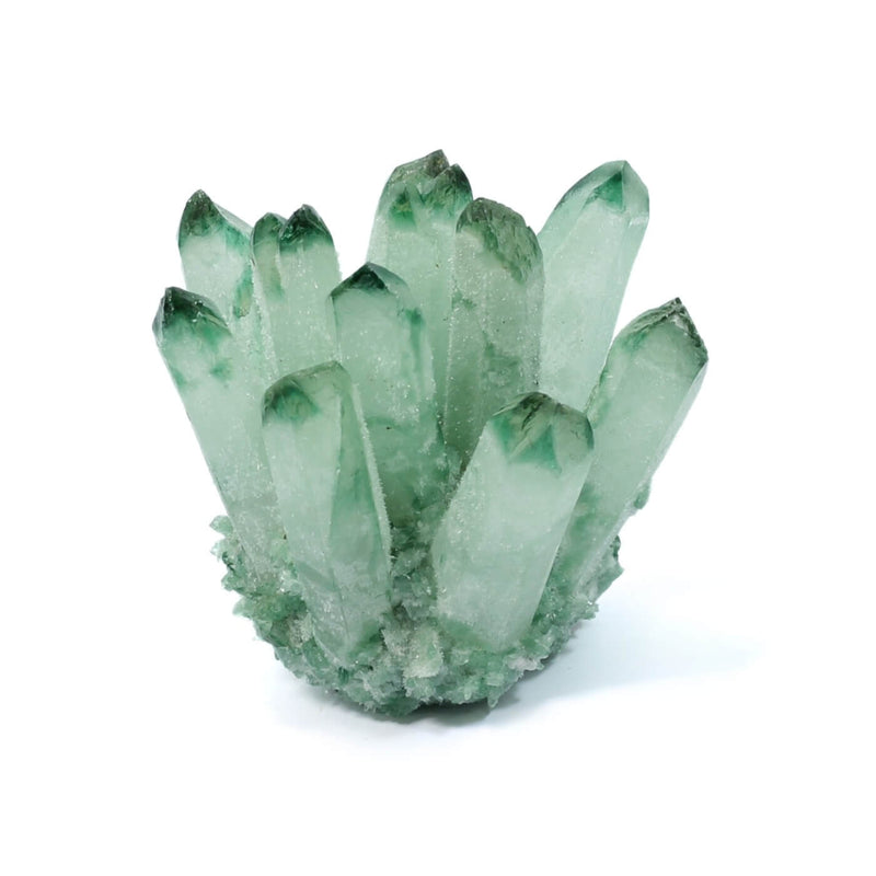 Green Phantom Quartz Cluster (422g)