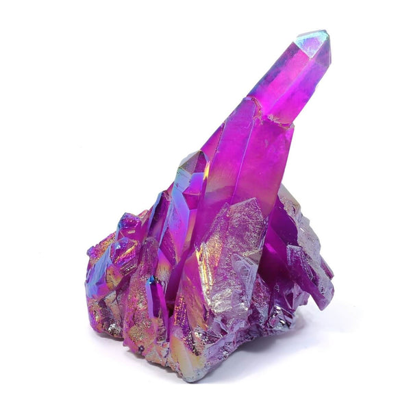 Purple Aura Quartz Cluster (468g)