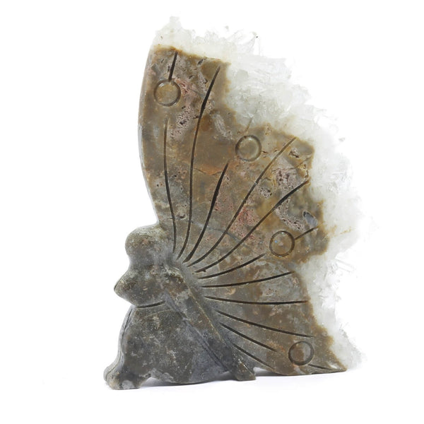 Clear Quartz Butterfly Cluster (184g)