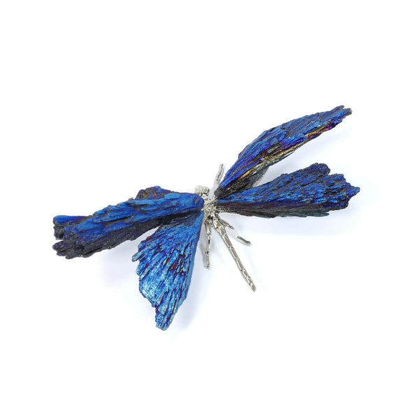 Black Tourmaline Electroplated Dragonfly (59.5g)