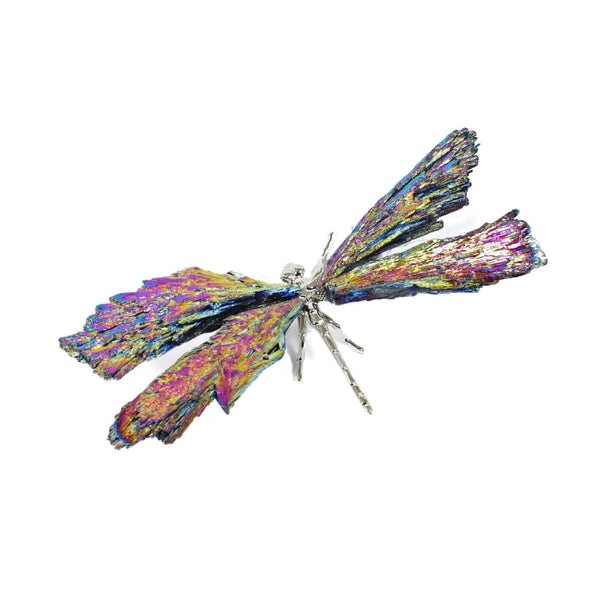 Black Tourmaline Electroplated Dragonfly (63.5g)