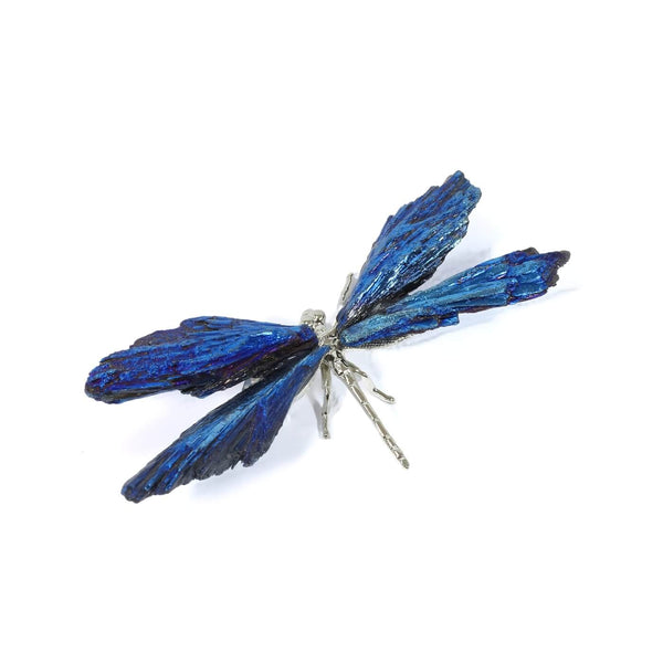 Black Tourmaline Electroplated Dragonfly (54g)