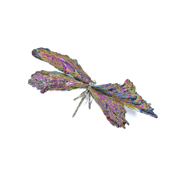 Black Tourmaline Electroplated Dragonfly (76g)