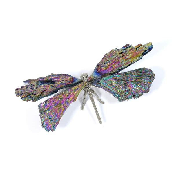 Black Tourmaline Electroplated Dragonfly (64g)