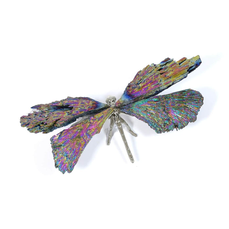 Black Tourmaline Electroplated Dragonfly (64g)