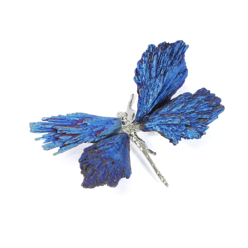 Black Tourmaline Electroplated Dragonfly (60g)