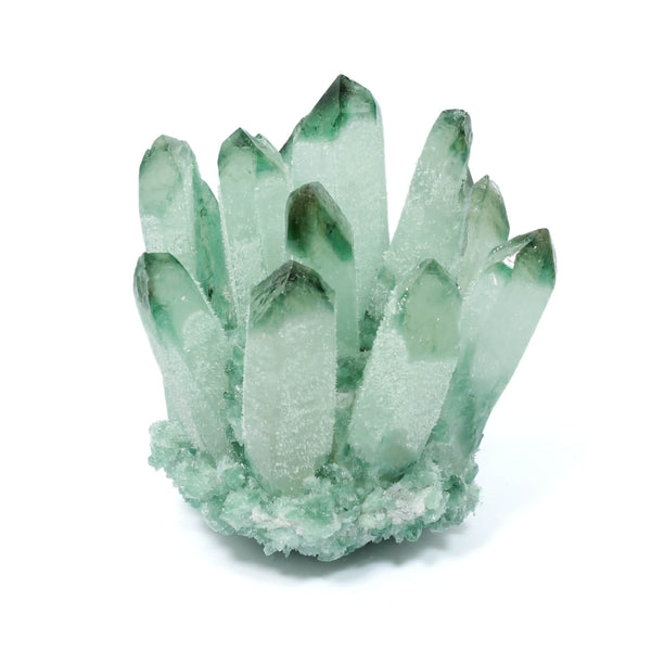 Green Phantom Quartz Cluster (388g)