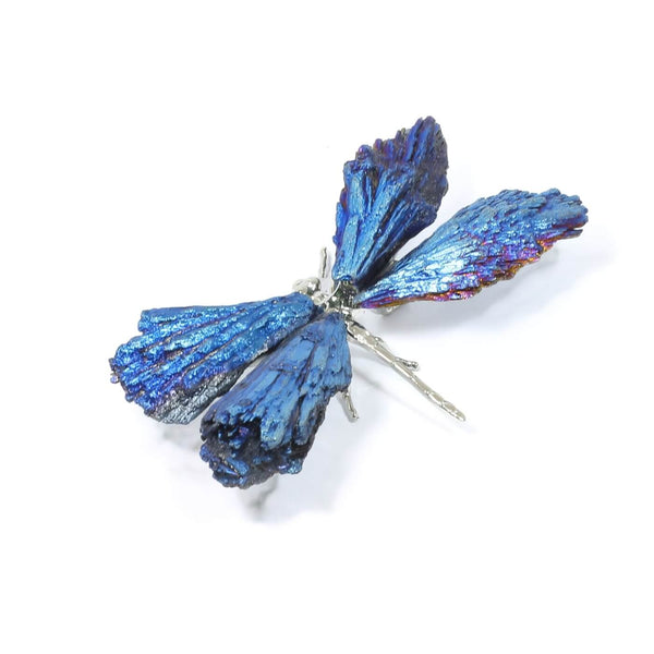 Black Tourmaline Electroplated Dragonfly (63g)