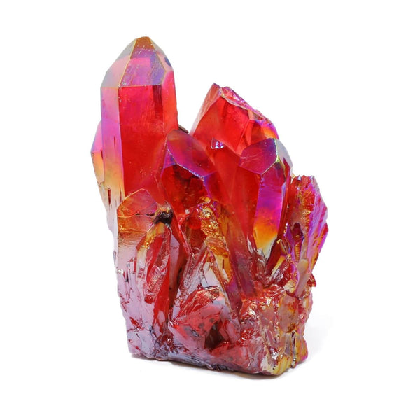 Red Aura Quartz Cluster (582g)